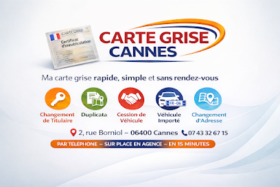 Carte Grise - Cannes Carnot Agence D'immatriculation Automobile à Cannes