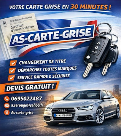 As-Carte-Grise Agence D'immatriculation Automobile à Fontenay-sous-Bois